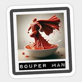 SouperMan! Sticker